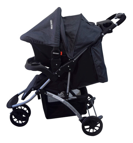 Imagen 4 de 10 de Coche Jogger Mega Baby Travel System 3 Ruedas Con Huevito