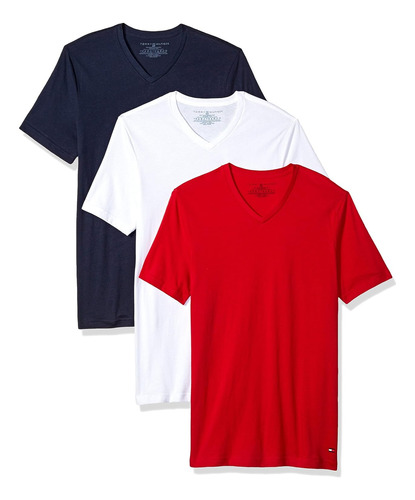 Pack X 3 Remeras Tommy Hilfiger Crew Neck Classic Importada