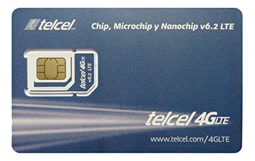 Telcel México Tarjeta Sim Prepaga Con 2 Gb De Datos Y Llamadas Ilimitadas Y Sms