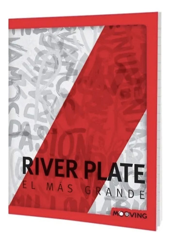 Cuaderno Mooving 16x21 Tapa Flexible 48 Hojas River Plate