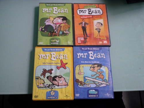 Mr Bean -serie Animada - 4 Volumenes-con 30 Capitulos-4 Dvds