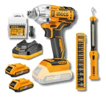 Comprar Llave De Impacto Brushless 1\u002F2 20v + Lámpara + Juego Dados