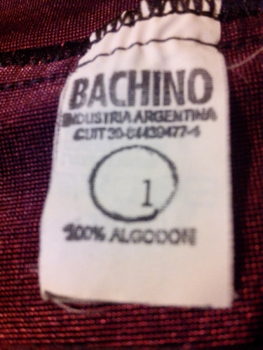 Musculosa Bachino Elastizada Talle 1