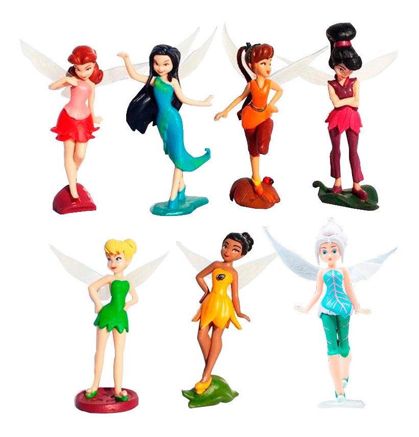 Tinkerbell Y Sus Amigas Set 7pz | Mercado Libre