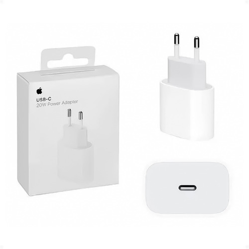 Ficha Original De Carga iPhone 20w Carga Rápida - Otec