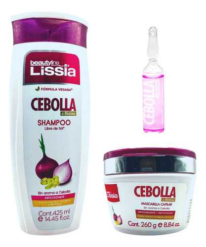 Shampoo + Mascarilla + 1 Ampolla | Lissia® Crecimiento