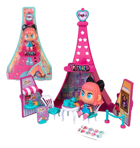 Muñeca Mini Trottie Sophie Famosa Paris Con Torre Eiffel