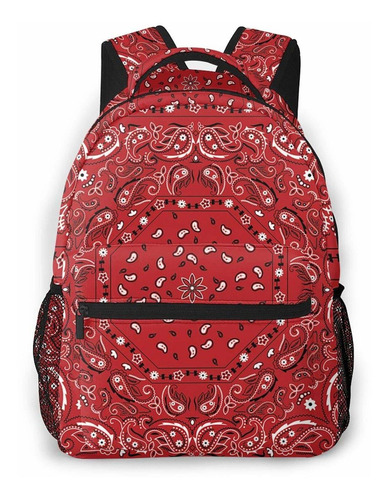 Speed Mochila Para Ordenador Gran Capacidad Bandana Roja