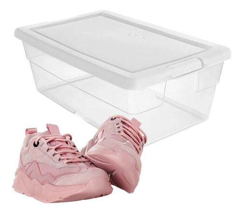 Imagen 1 de 5 de 5 Caja Zapatos Transparente Multiusos Organizador