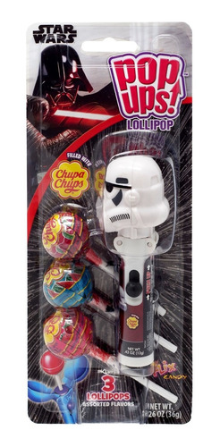 Set De 3 Dulces Pop Ups! Con Figura Stormtrooper Star Wars