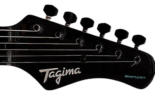 Guitarra Tagima Sixmart Com Efeitos Metallic Deep Silver Kit