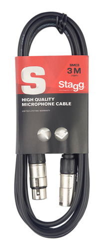 Cable Stagg Smc3 Canon Hembra - Canon Macho 3 Metros