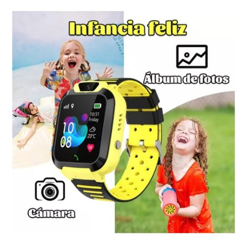 Reloj Inteligente Con Gps Y Llama, Impermeable, Para Niños Y