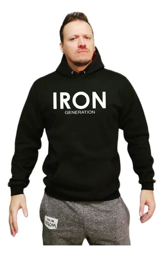 Buzo Con Capucha Iron Gen Modobestia Crossfit Gym Beastmode 18.299