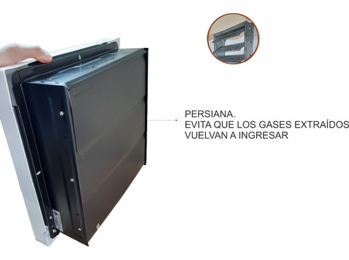 Imagen 9 de 9 de Extractor De Aire Industrial Para Baño, Cocina. 10 Pulgadas