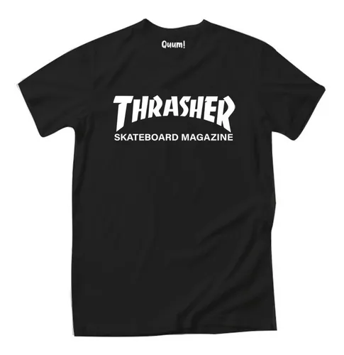 Playera thrasher blanca hotsell