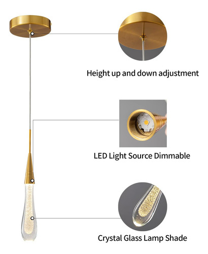 Lámparas De Techo Led Regulables Modernas Con Cristal