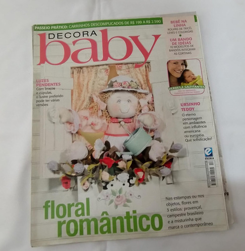 Revista Decora Baby Lustre + Floral Romântico Em 3 Estilos