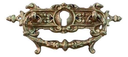 Jaladera O Agarradera De Bronce Antigua Para Muble (Usado)