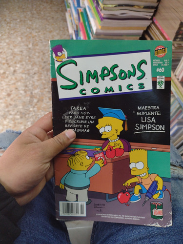 Maestra Suplente Lisa Simpson. Simpson Cómics 