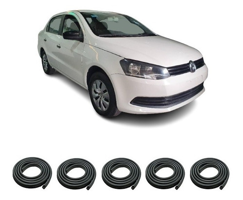 Burletes Volkswagen Voyage 2014 Kit 4 Puertas+baul    