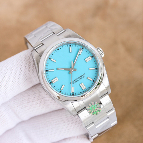 Azul - Reloj Unisex Oyster Perpetual Para Parejas En Color C