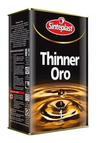 Thinner Sello De Oro 4 Lt Sinteplast