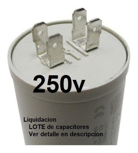 Lote De Capacitores Condensador Corilux 250v Liquidacion