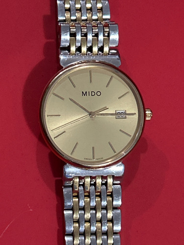 Relógio Mido Aço E Ouro Dourado Dourado Dourado (Usado)