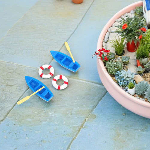 6 Juegos De Decoración De Playa Para Casas De Muñecas En Min