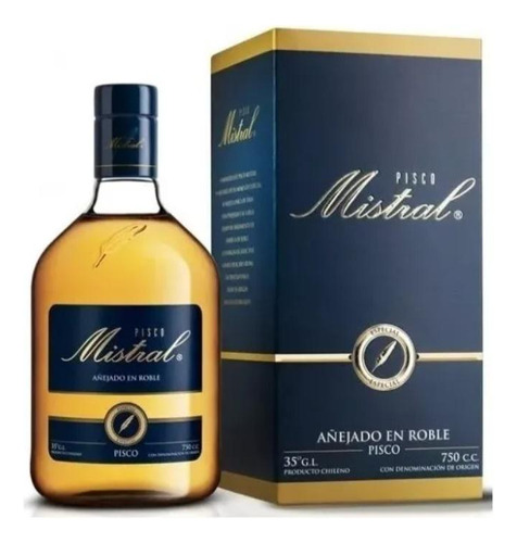 Licor Pisco Mistral Especial 35° 750ml Roble Americano