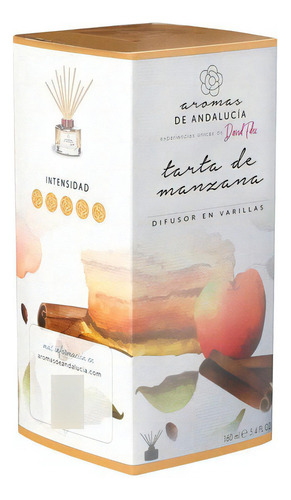 Difusor Andalucia En Varillas Aroma Tarta De Manzana 160 Ml