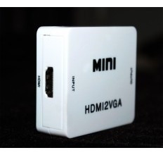 Convertidor Conversor Adaptador Hdmi + Sonido A Vga, Stock, Mania-electronic