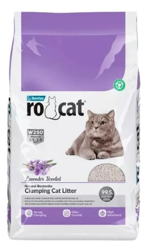 Pack  3 Arenas Sanitaria Rocat Gato De 4,2 Kilos C/u Lavanda