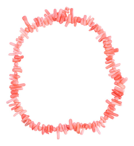 120 Perlas De Coral Rosa Irregulares De 40 Cm Para Joyas De