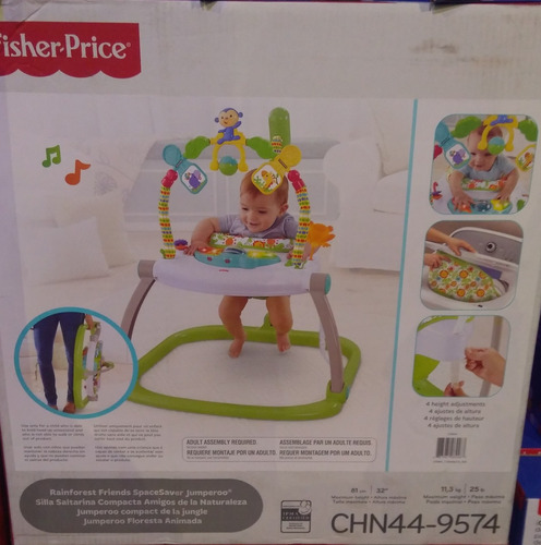 Silla Saltarina Amigos De La Naturaleza Fisher Price - Nueva