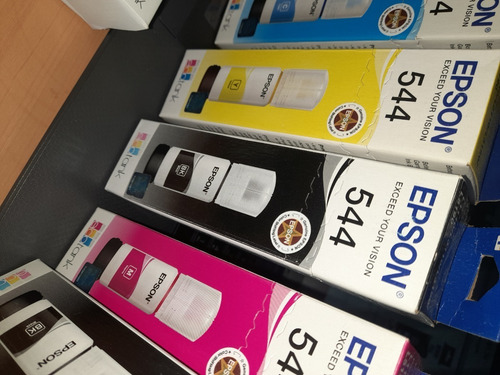 Imagen 4 de 6 de Kit X 4 Tinta Epson 544 Original L3110 L3210 L3150 L3250