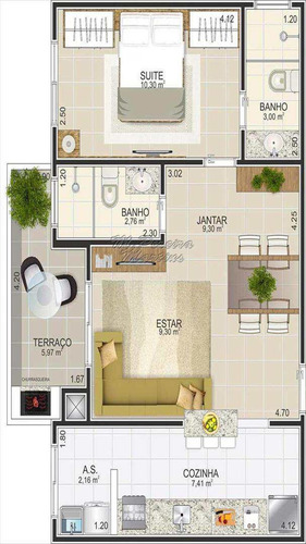 Imagem 8 de 8 de Aviacaoapartamentopadrão, Alto Padrão2 Dormitóriosed. Residencial Ravena300 Metros Do Marref. 708maravilhosoapartamento: - V708