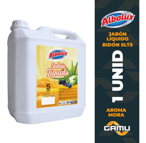 Jabón Liquido Albalux Frutas - 5 Litros