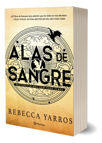 Alas de sangre, de Rebecca Yarros. Editorial Planeta, tapa blanda en español, 2023