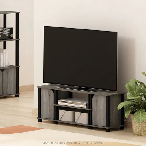 Soporte Para Tv Furinno Hasta 45 Pulgadas Estantes Y Almac