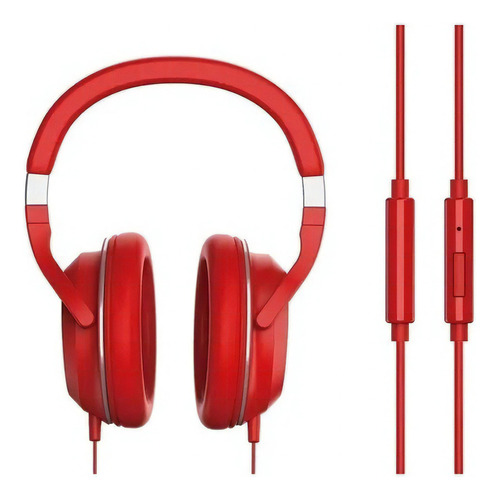 Auriculares Vincha Genius Hs-610 Rojo 