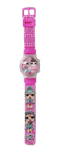 Reloj Niñas Digital Luces Tapa Infantil Muñeca Lol 3d