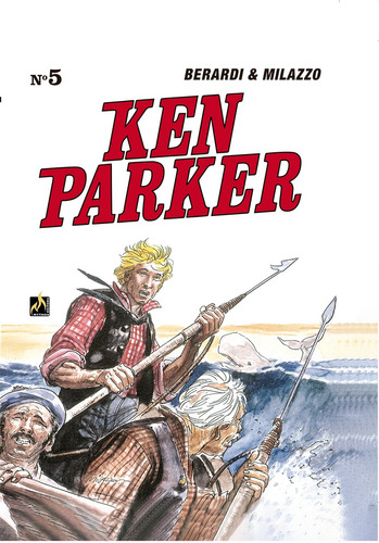 Ken Parker Vol. 05: Caçada no mar / Terras brancas, de Berardi, Giancarlo. Série Ken Parker (5), vol. 5. Editora Edições Mythos Eireli,Mondadori Comics, capa dura em português, 2022