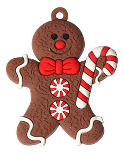 12 Piezas De Decoración Navideña De Gingerbread Man Para Niñ