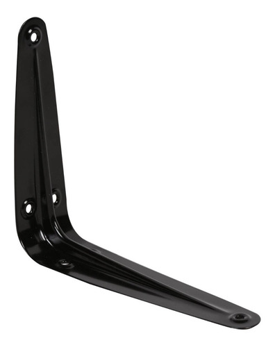 Soporte Escuadra Para Repisa Metal 13x15 Cm Negro Afj