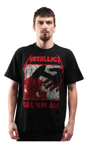 Camiseta Metallica Kill Em All Rock Activity