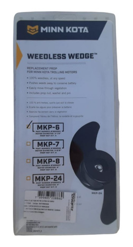 Helice Para Motor Eletrico Minn Kota Mkp6 De 27lbs A 45lbs