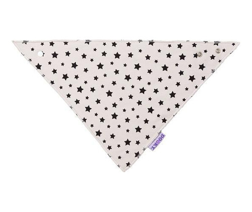 Bandana Dooky Para Bebês - Bege Estampa Estrelas