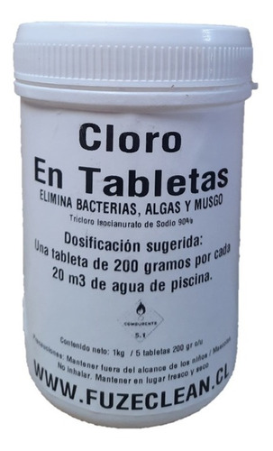 Cloro Tableta  1 Kg 